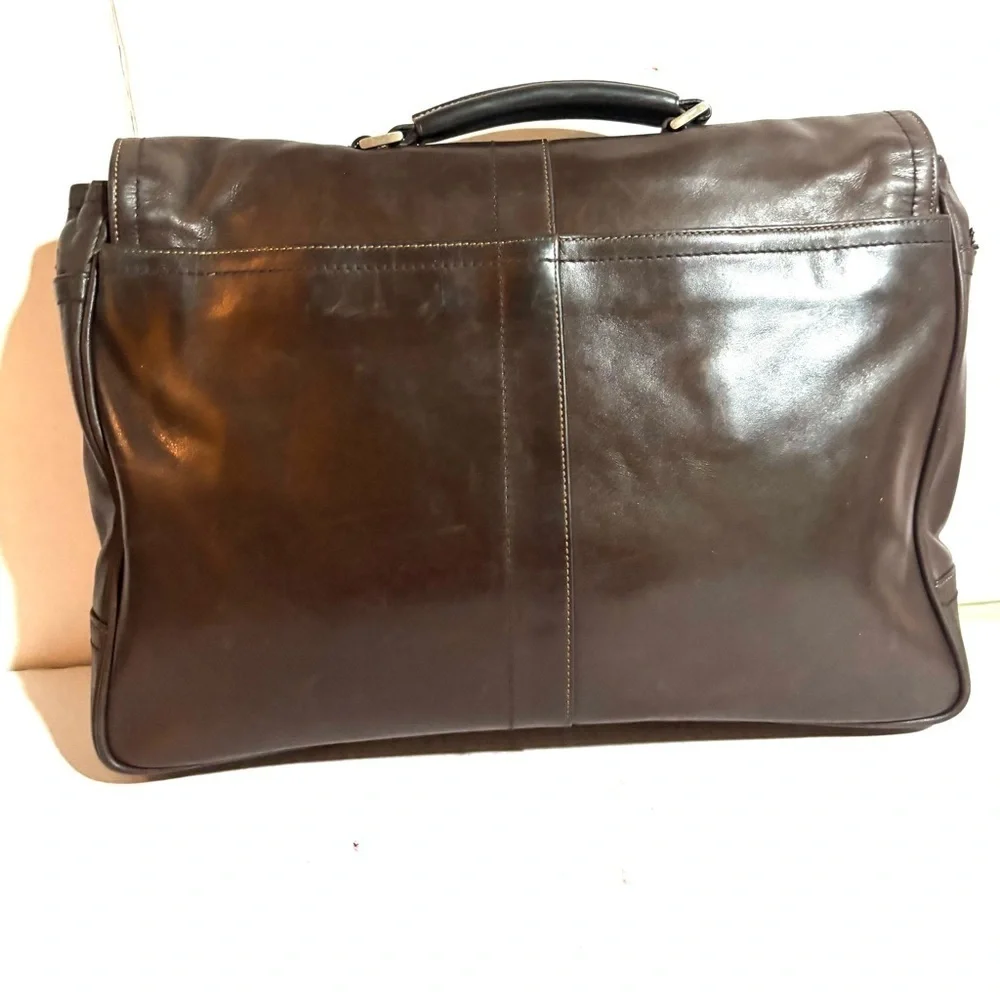 Coach vintage unisex Brown Leather Briefcase messenger bag